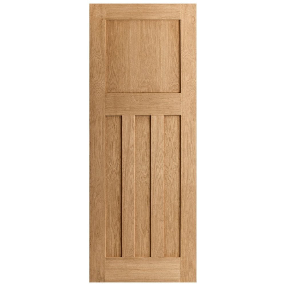 Oak Internal Fully Finished 1930's DX Made-to-Measure FD30 Fire Door (122649)