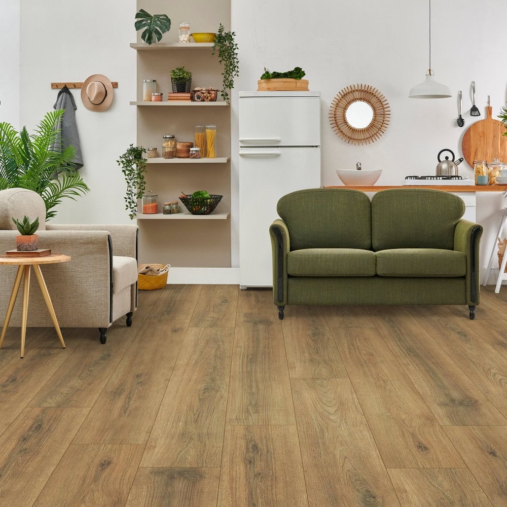 Krono Original | Sand Sola Oak Eurohome Vario+ 12mm Laminate Sample - K648 (SKU-344646)
