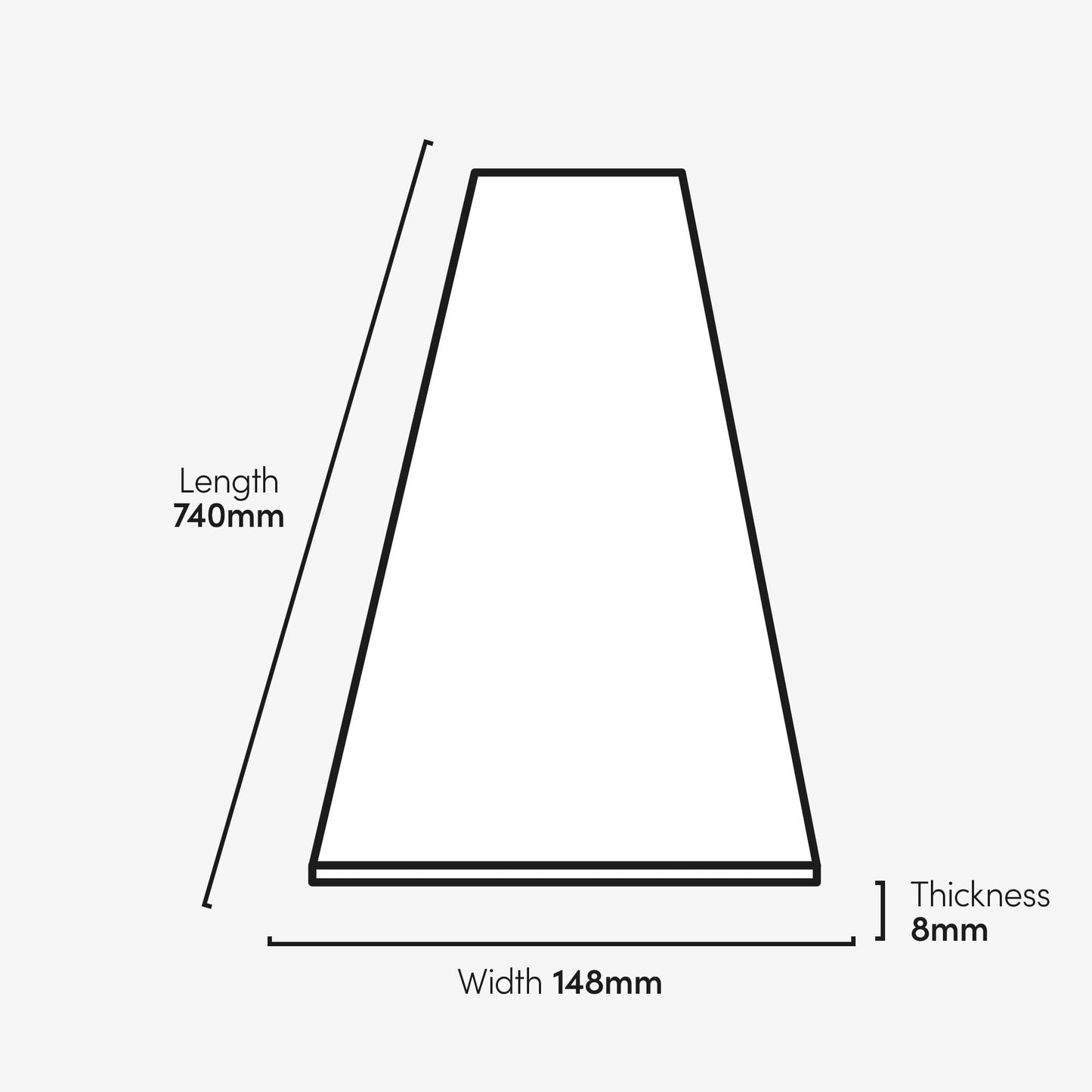 White - Lustre Herrringbone 6mm High Gloss Luxury Vinyl Flooring (122977)