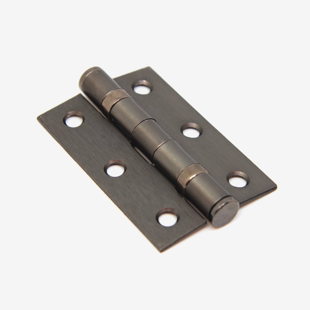 75mm (3") Ball Bearing Hinge Pair - Gun Metal Grey (113896)