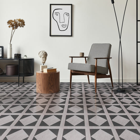 Victorian - Valm 1.5mm Self-Adhesive Vinyl Tile Flooring (119115)