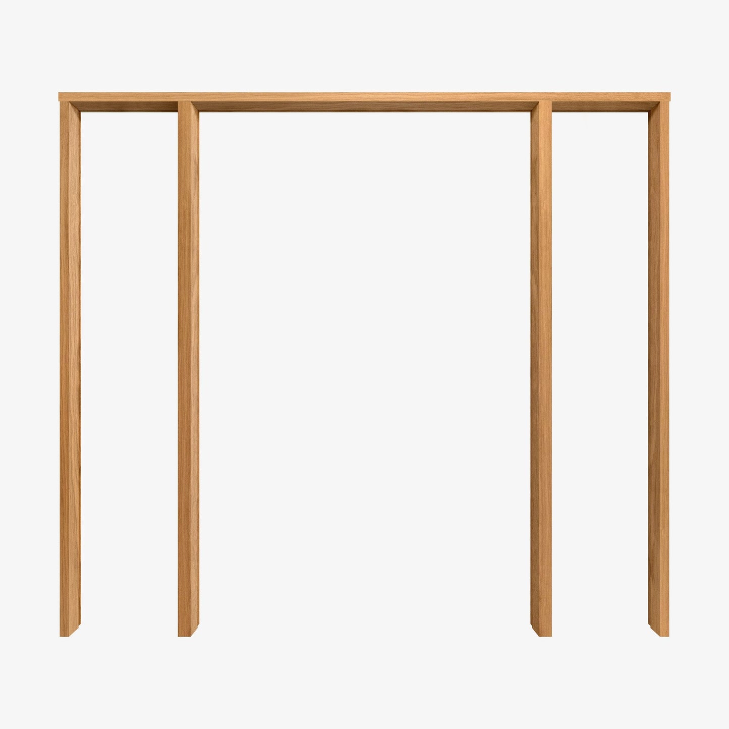 Oak Fully Finished Internal Farley 1P 1L Obscure Lined Clear Glass Sidelight Room Divider Set (123126)