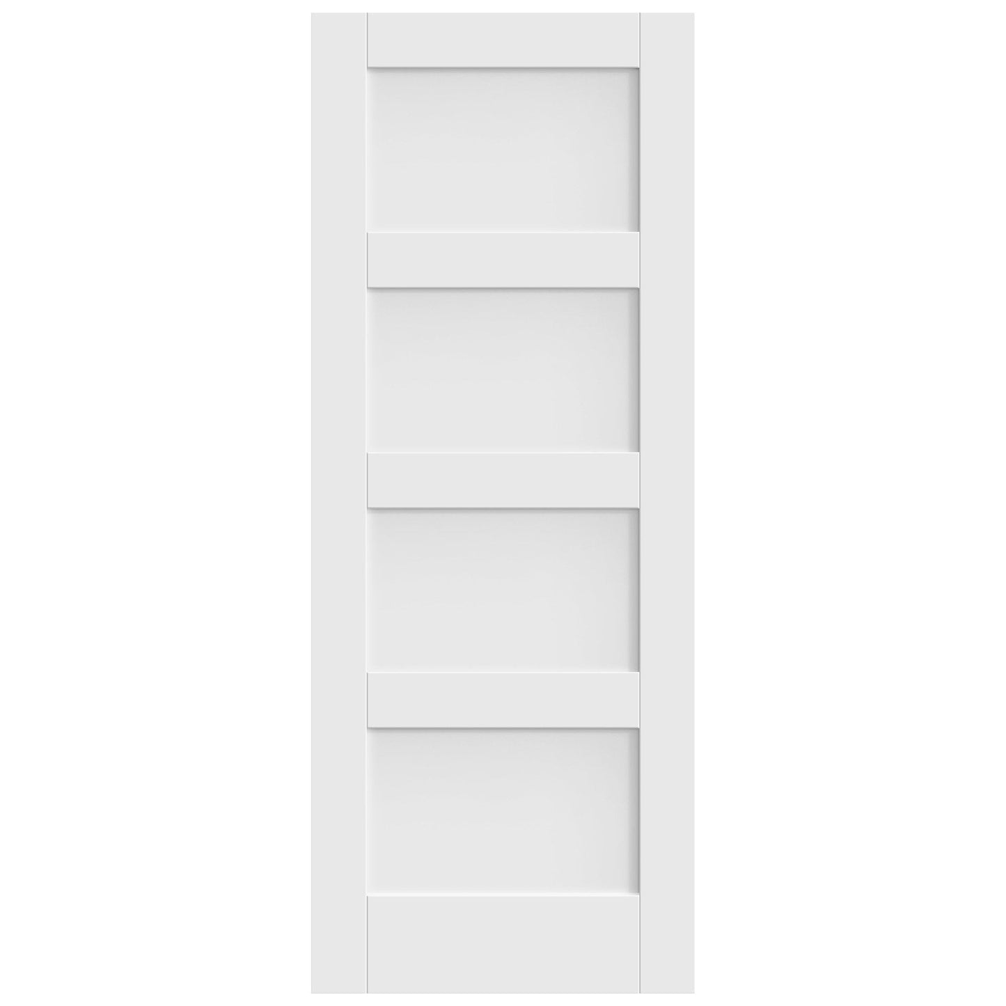 White Internal Primed Connemara 4 Panel Shaker Door (121728)