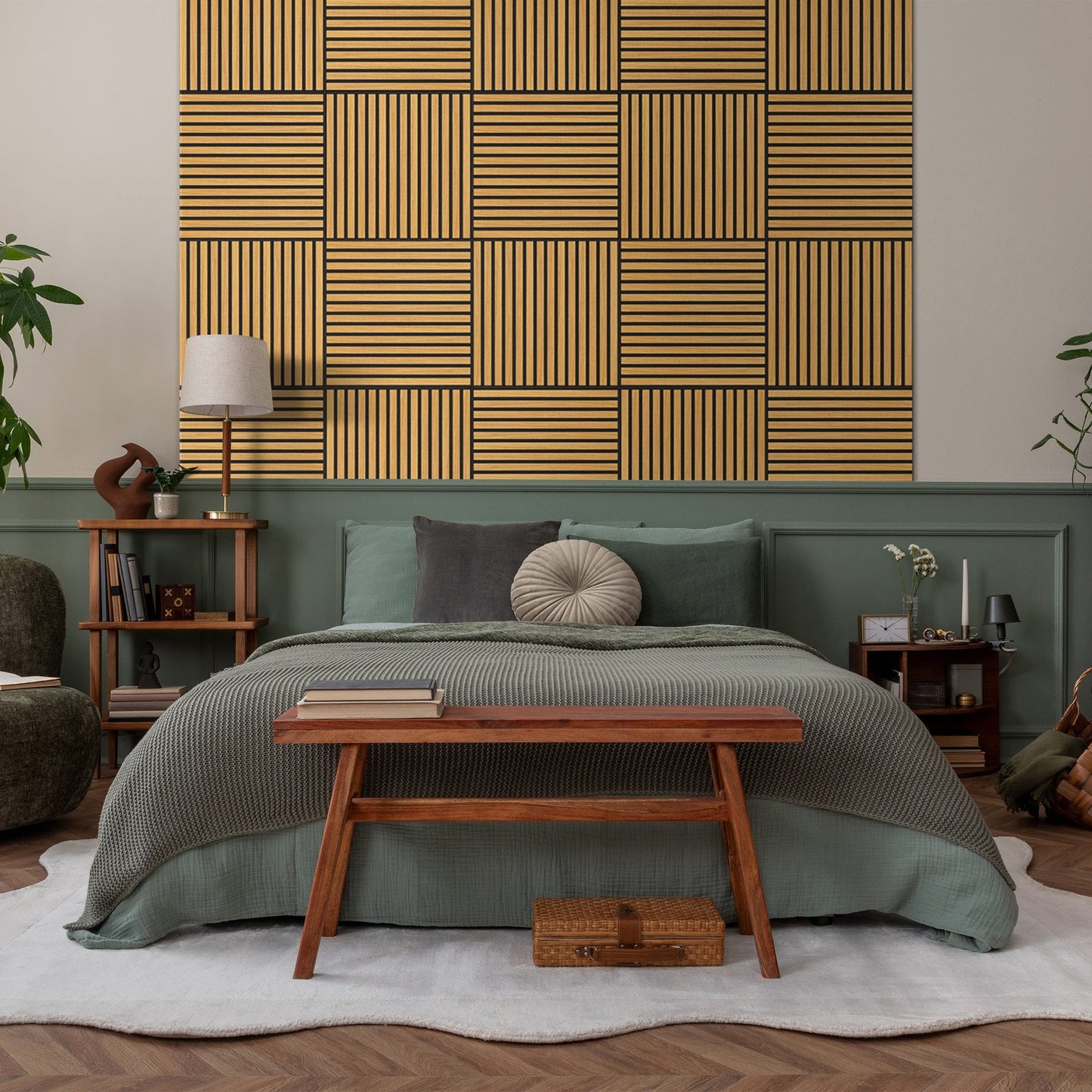 Golden Oak - Elevation Acoustic Wall Panelling