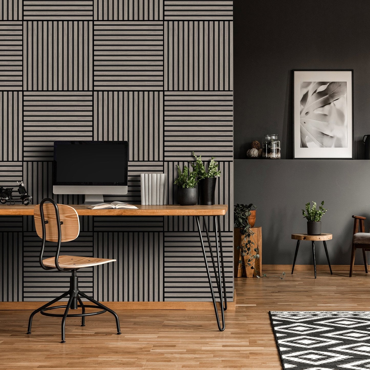 Light Grey - Elevation Acoustic 20mm Fully Finished Wall Panelling (120982)