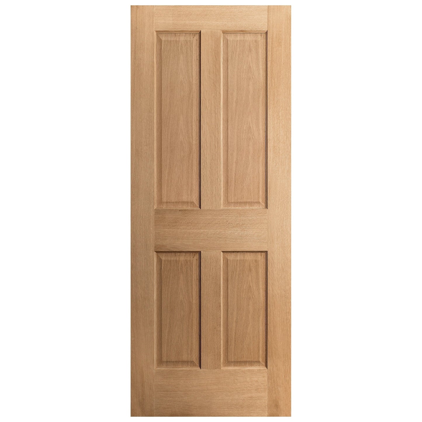 Oak Internal Unfinished Victorian Made-to-Measure FD30 Fire Door (122639)