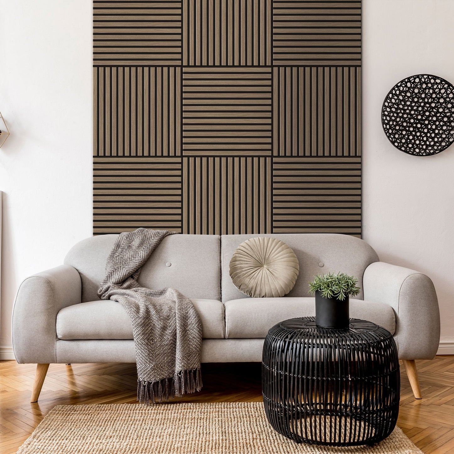 Light Walnut - Elevation Acoustic Wall Panelling (120983)