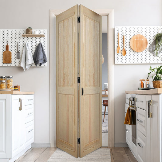 Clear Pine Internal Unfinished Malton 4 Panel Bi-Fold Door (115799)