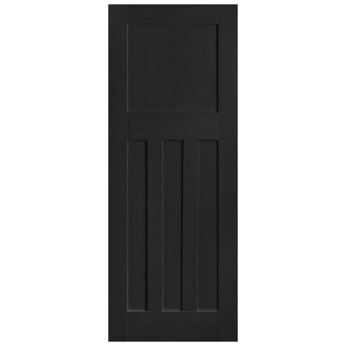 Black Internal Fully Finished Oak FD30 Fire Door DX Door (121612)