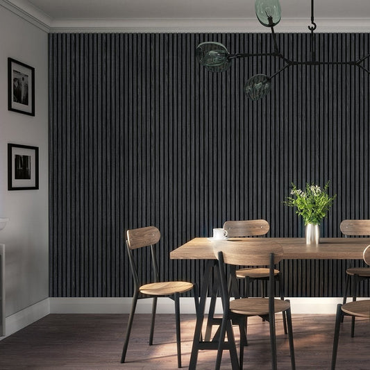 Dark Grey - Immersive Acoustic 21mm Fully Finished Wall Panelling (120330)