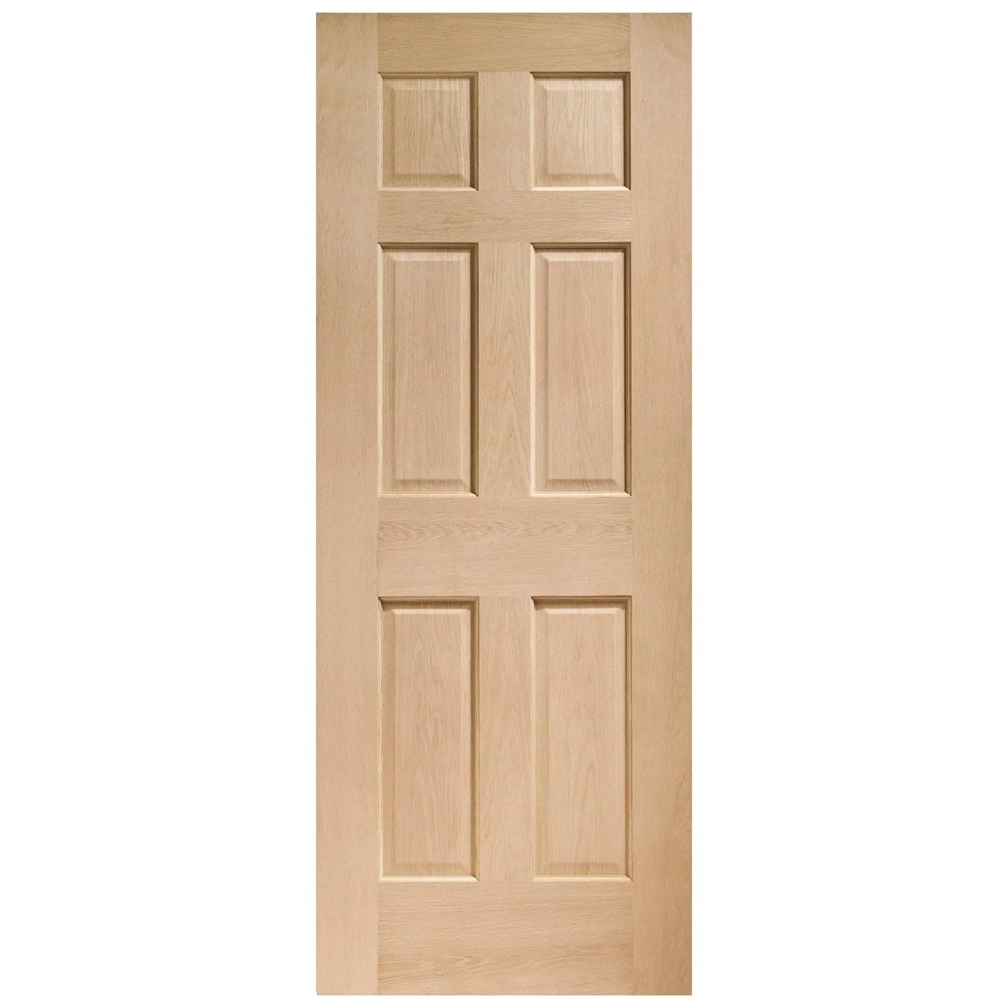 White Internal Oak Oregon Georgia 6 Panel Irish KF Door (121817)