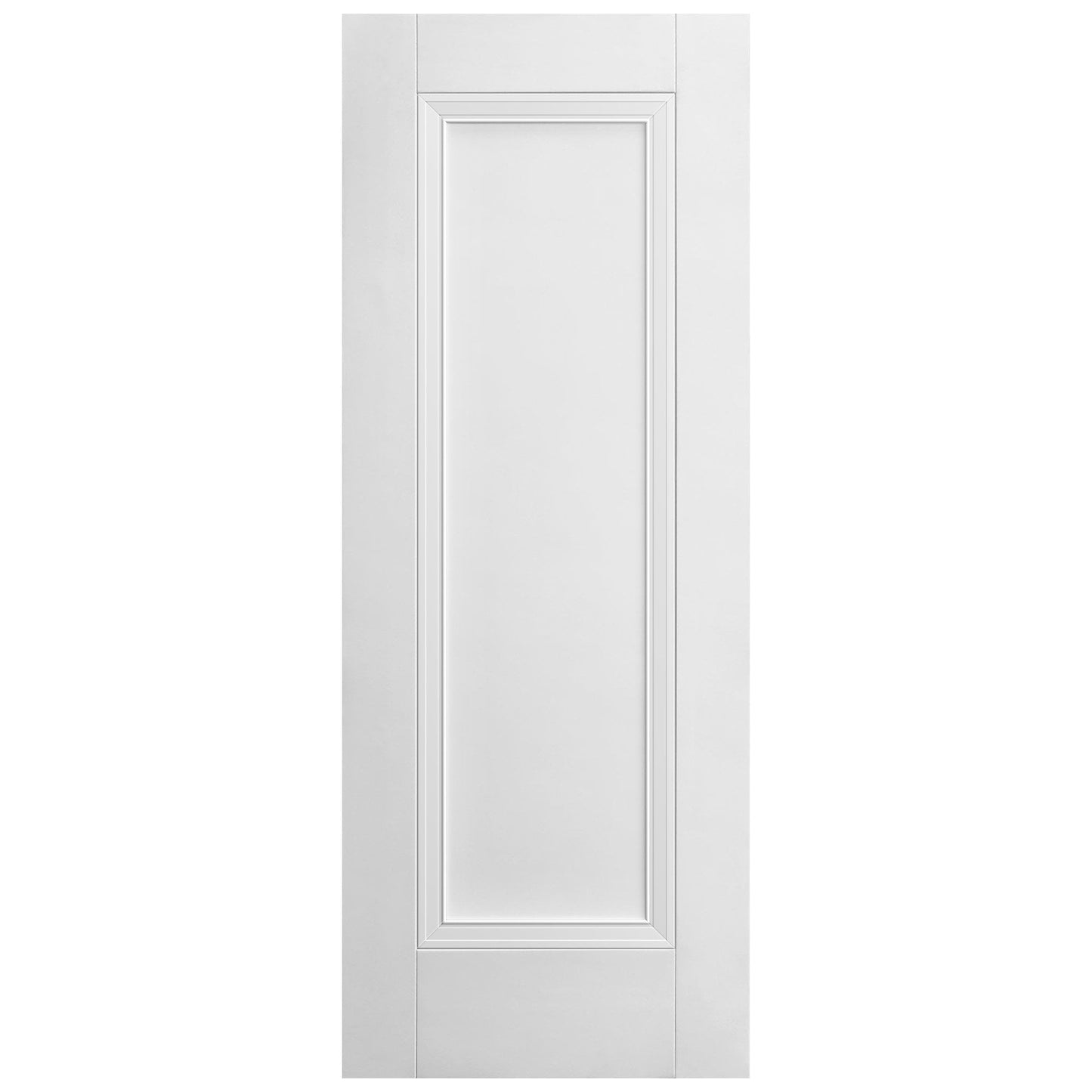 White Internal Primed Elegance Lancaster 1 Panel Made-to-Measure Door (120511)