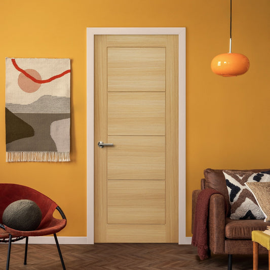 Blonde Oak Internal Fully Finished Endure Laminate Ladder Door (121991)