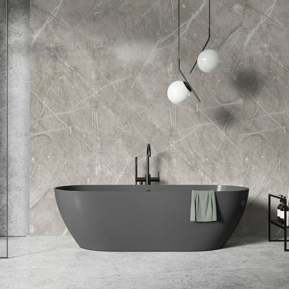 Liberty | Altlantic Marble Grey - Waterproof Wall Panelling Sample (SKU-381034-SAMPLE)