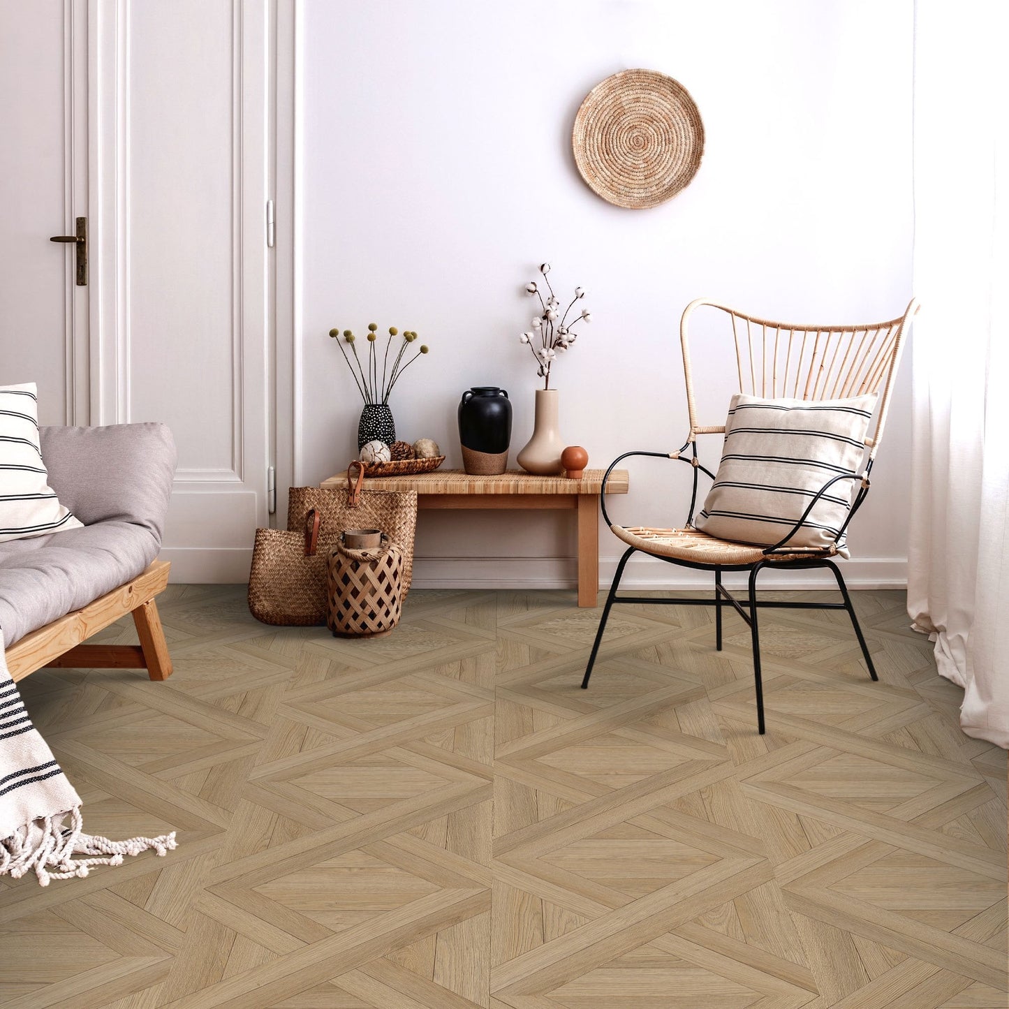 Essex Oak - Luxe Vision SPC 6.5mm Embossed UV Coated Rigid Core Vinyl Flooring (123040)