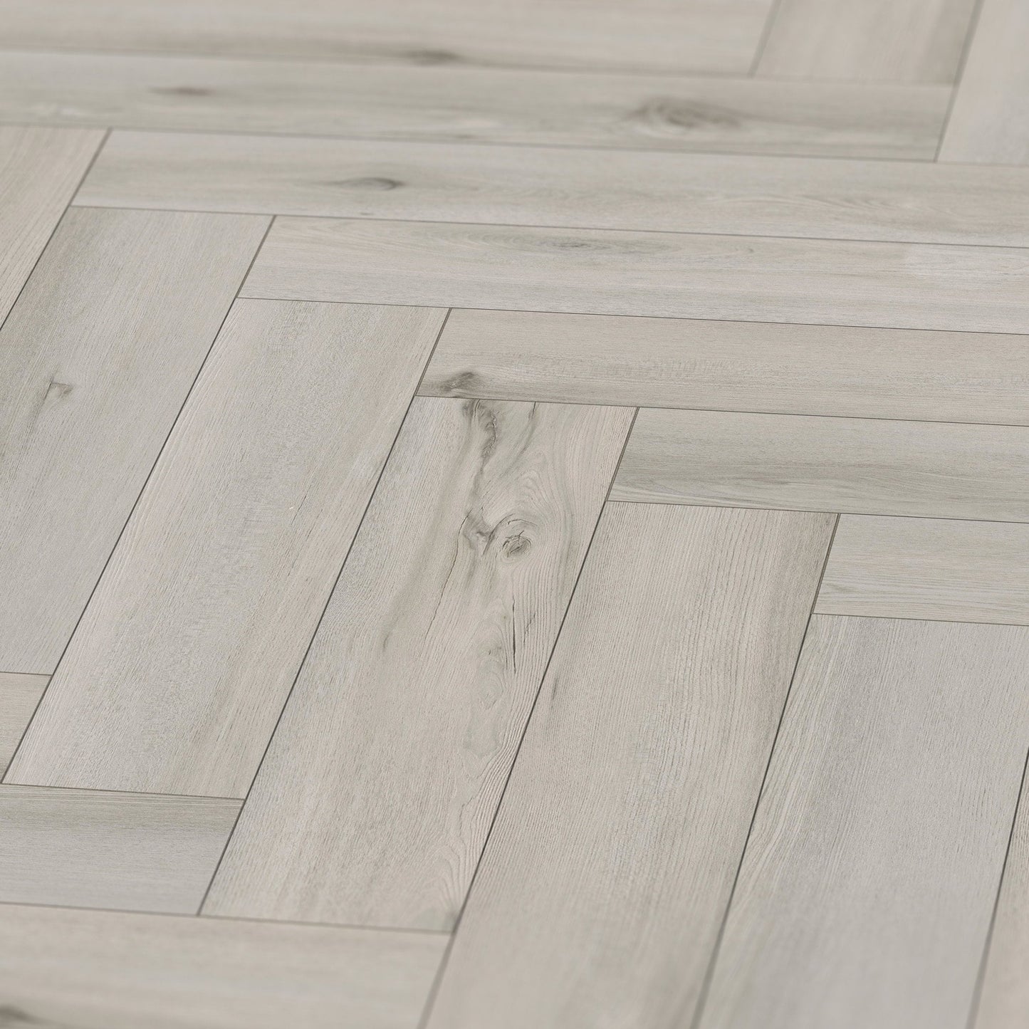 Leader-Tec | Merritt Oak - Prime Herringbone SPC 5mm Rigid Core Vinyl Sample - EWH-3985-HB (SKU-345244)