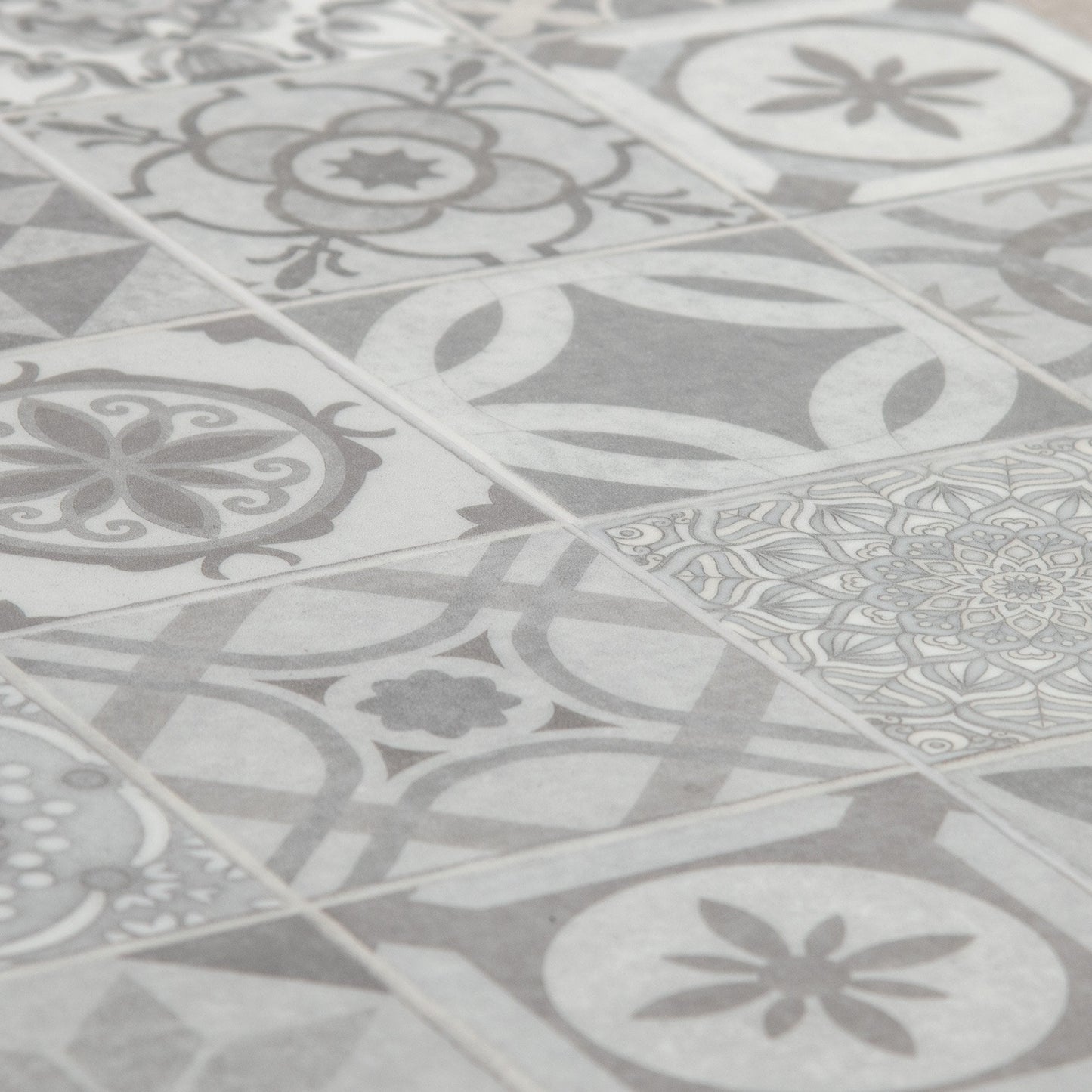 Leader-Tec | Aurora - Prime+ Tile SPC Rigid Core Vinyl Sample - CAH-3880 - (SKU-345263)