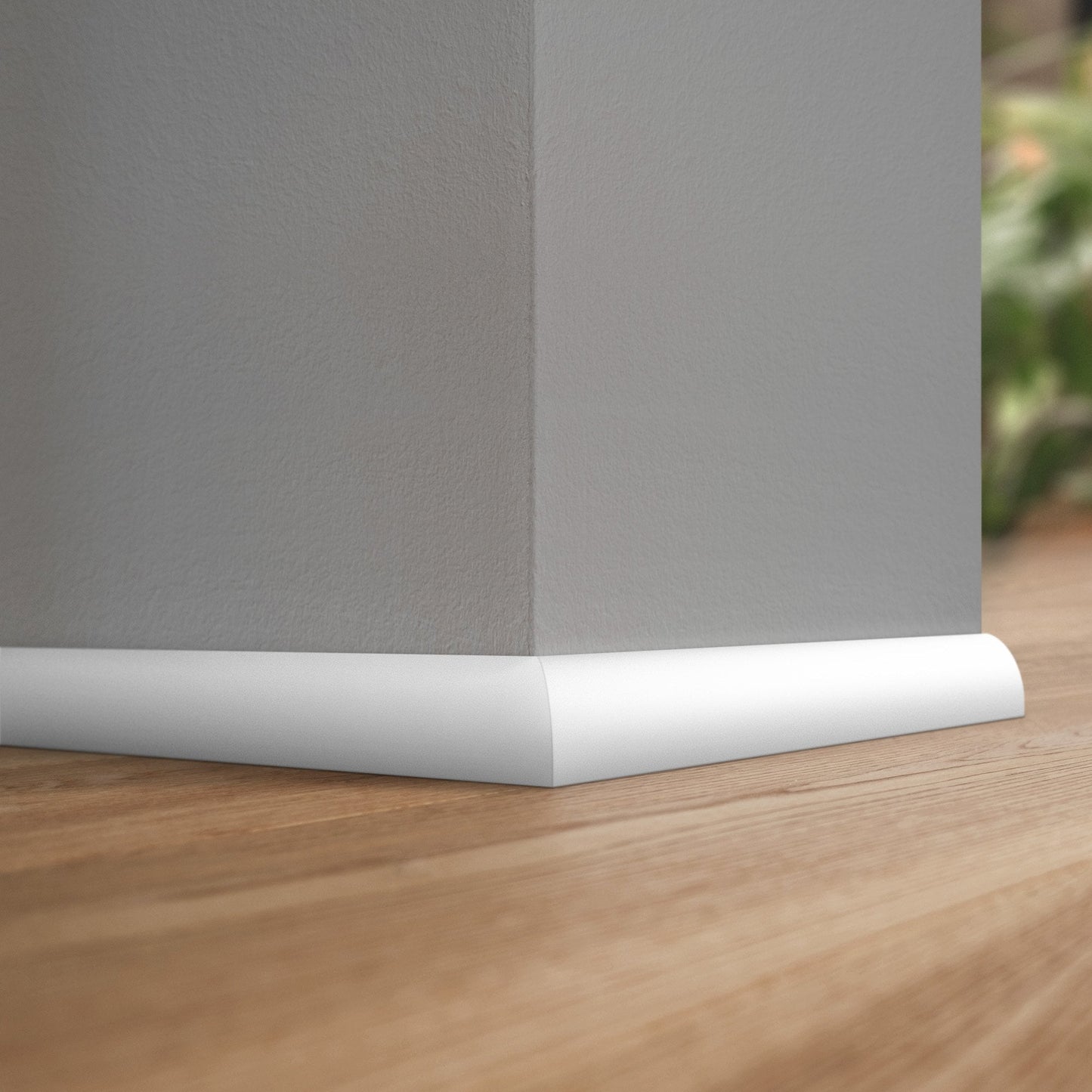 White - 2.4m Painted Quadrant Moulding (122321)