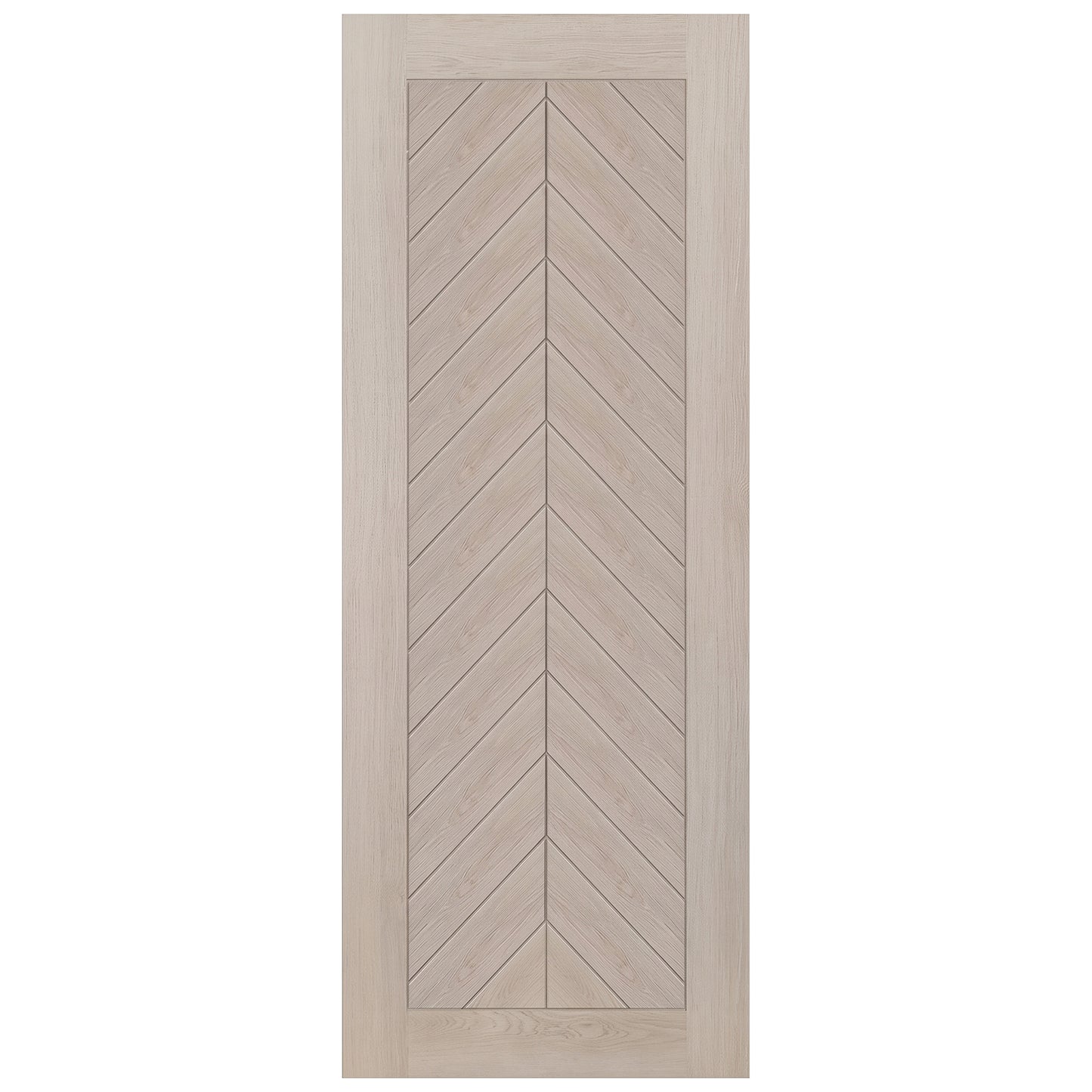 Liberty Doors | Ivory Fully Finished Internal Endure Laminate Chevron Door