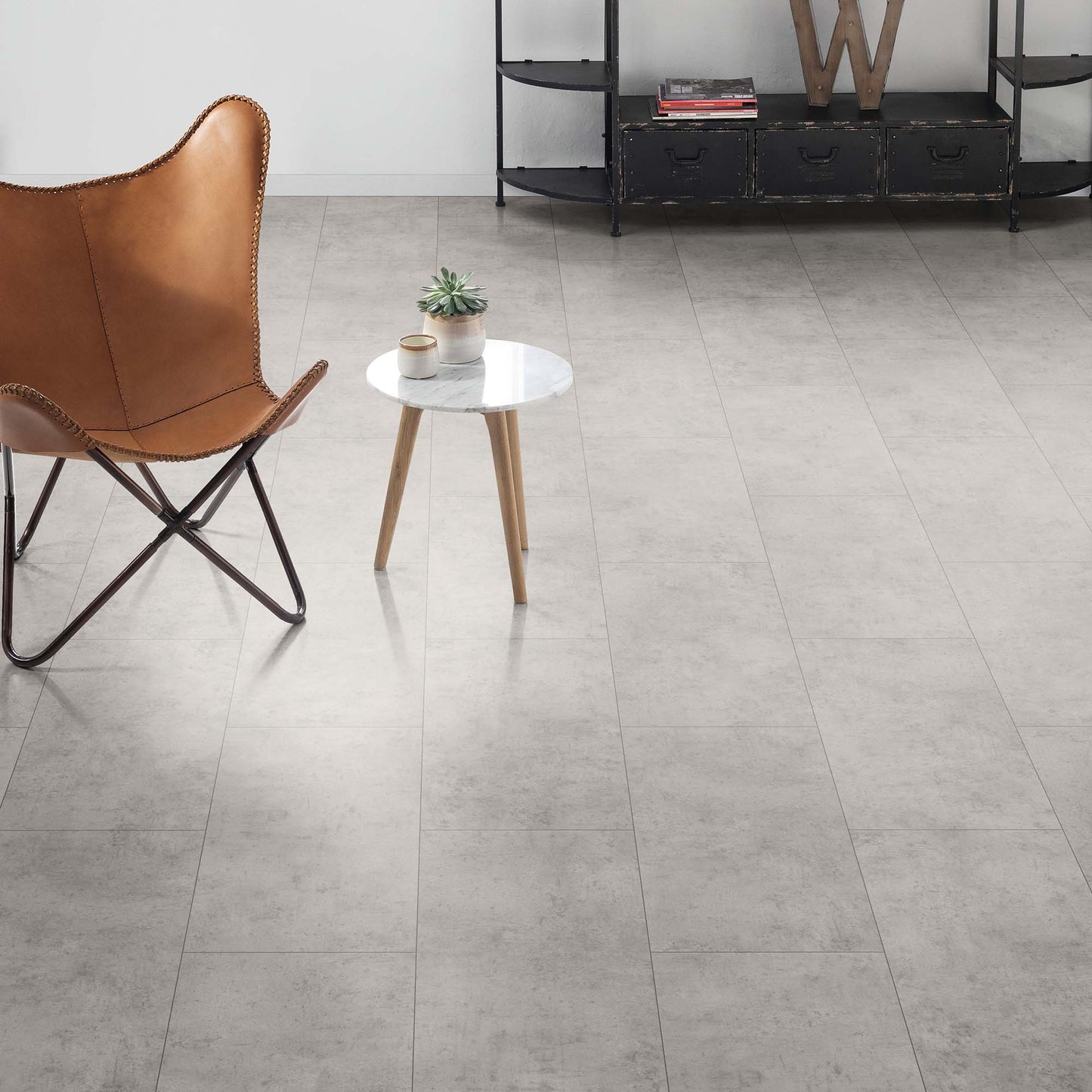 Urban Concrete - Wood essence aqua 8mm Sample (ELF186)