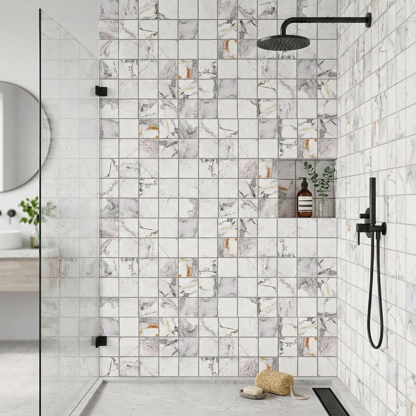 Celeste Matt - Smooth Porcelain Wall & Floor Tile Sample