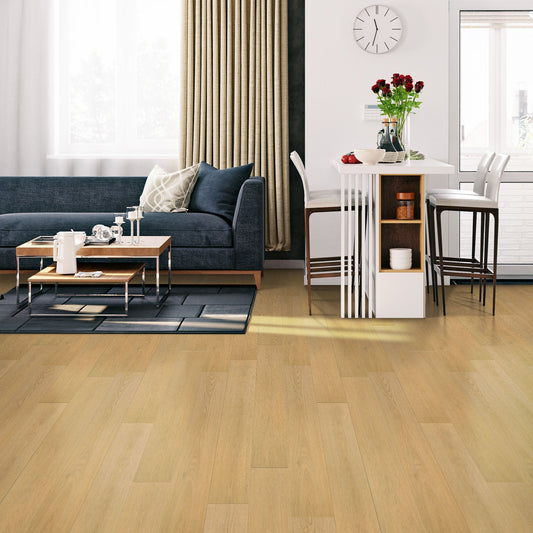 Select Light Brown - Ocean Water Resistant 8mm Laminate Flooring (B8306)