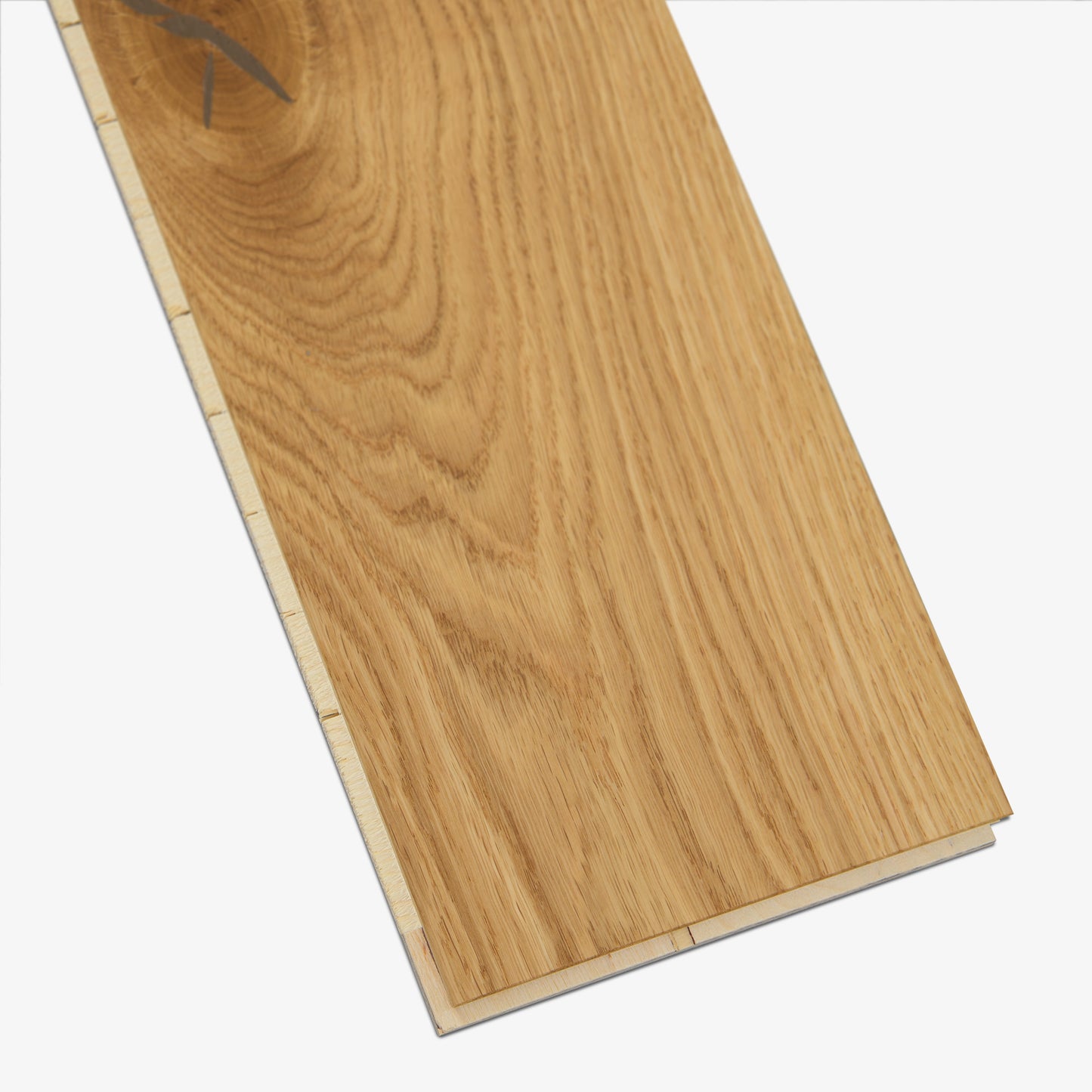 Natural Oak - 14x164x2230mm Light Brushed Engineered Real Wood Flooring (EOTG14x164NAT)