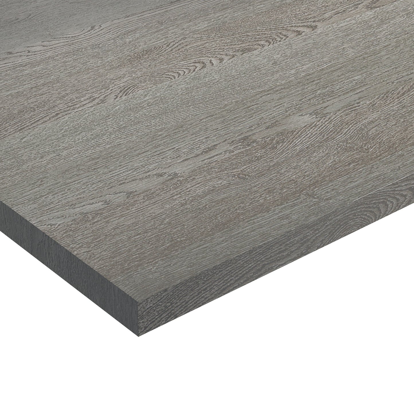 Silver Oak - Rounded Edge Laminate Worktop 3000mm x 600mm x 38mm