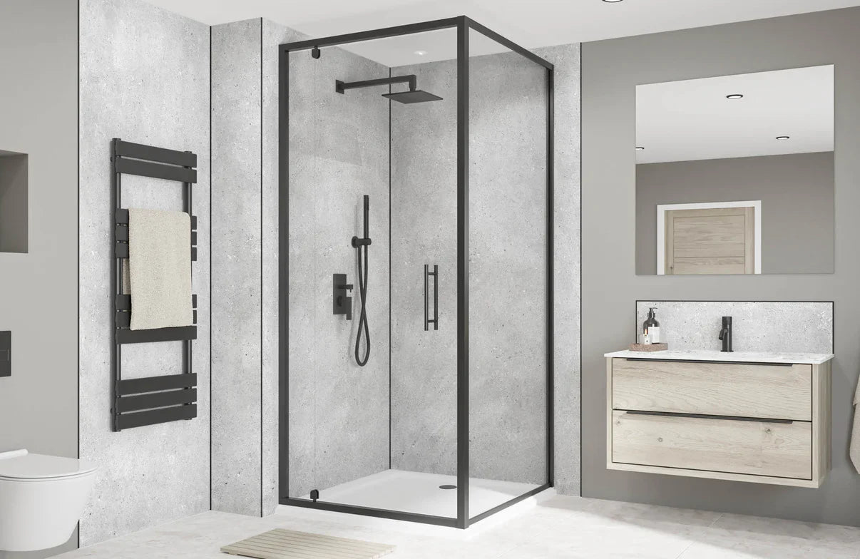 Jurassic Silver - 2440mm Alloy Wetwall Waterproof Wall Panel Sample