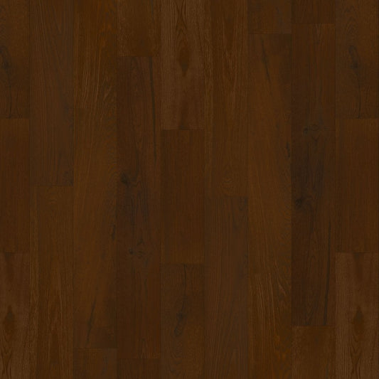 Light Brown Smoked Oak - 14mm Wax Oiled Engineered Real Wood Flooring (124568)
