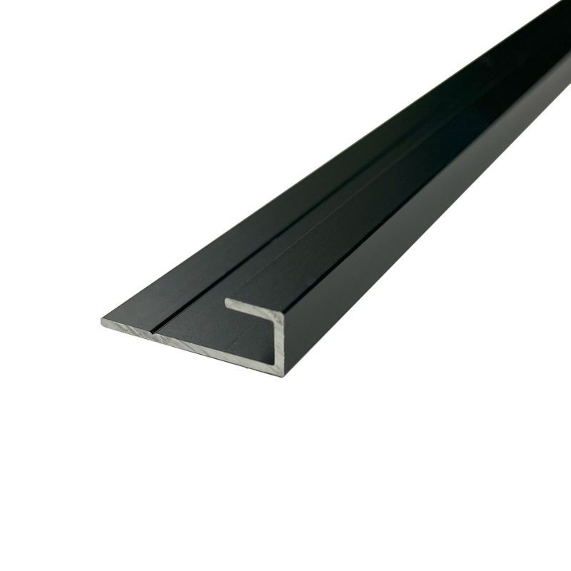 Matt Black - Waterproof Wall Panelling End Cap