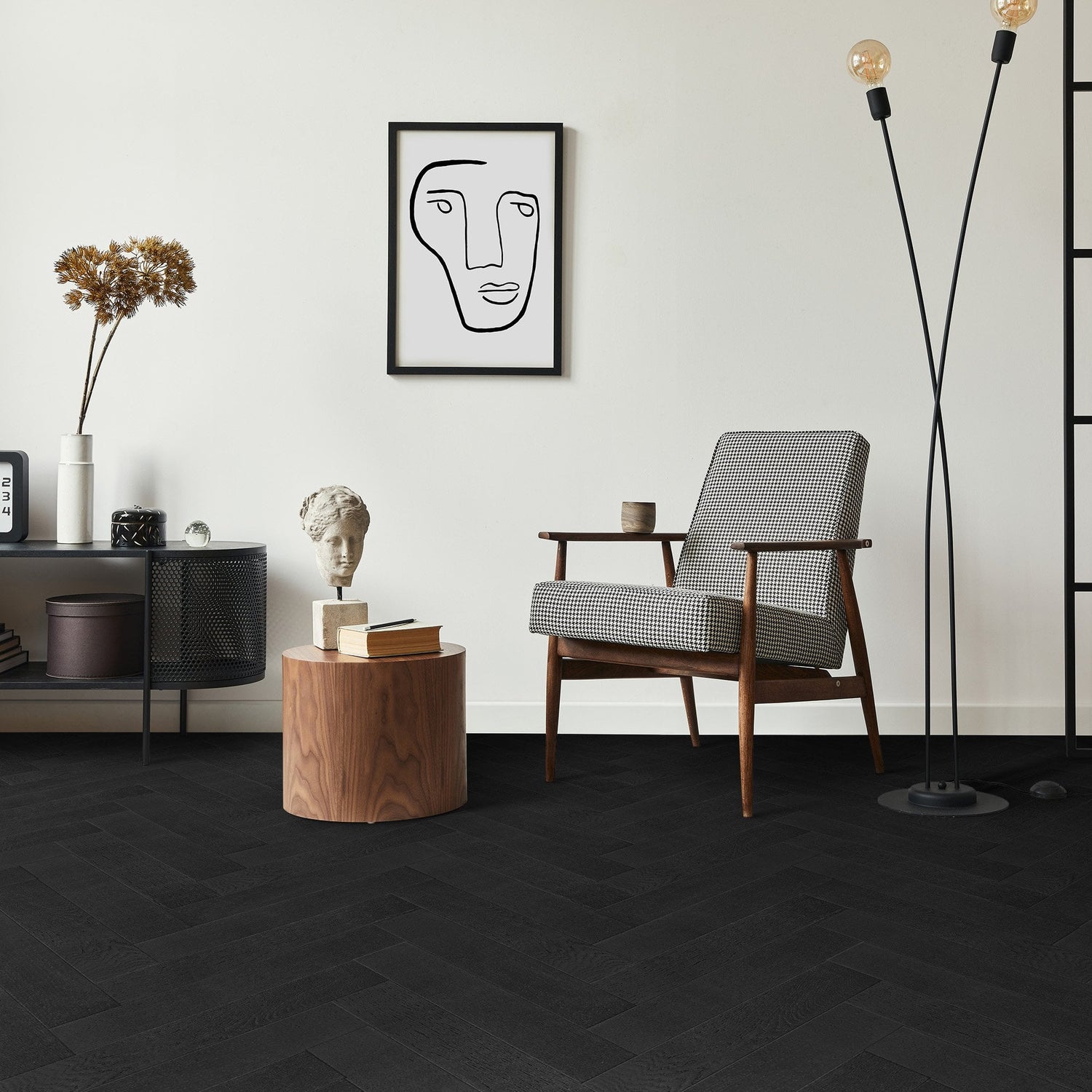 Black Real Wood Flooring