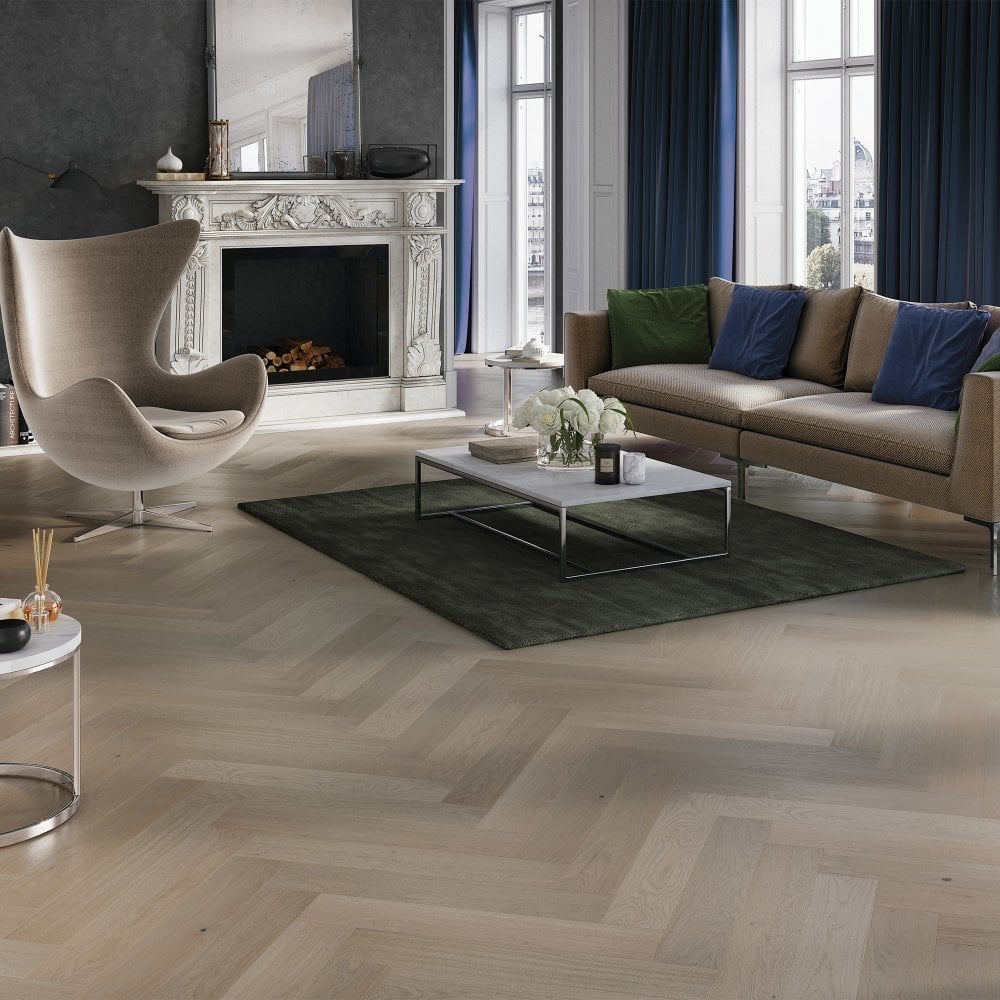 Grey Engineered Wood Flooring