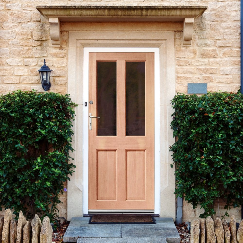 External Obscure Glass Doors