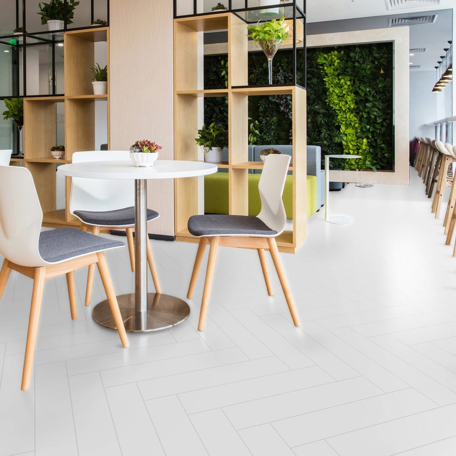 White Vinyl Flooring