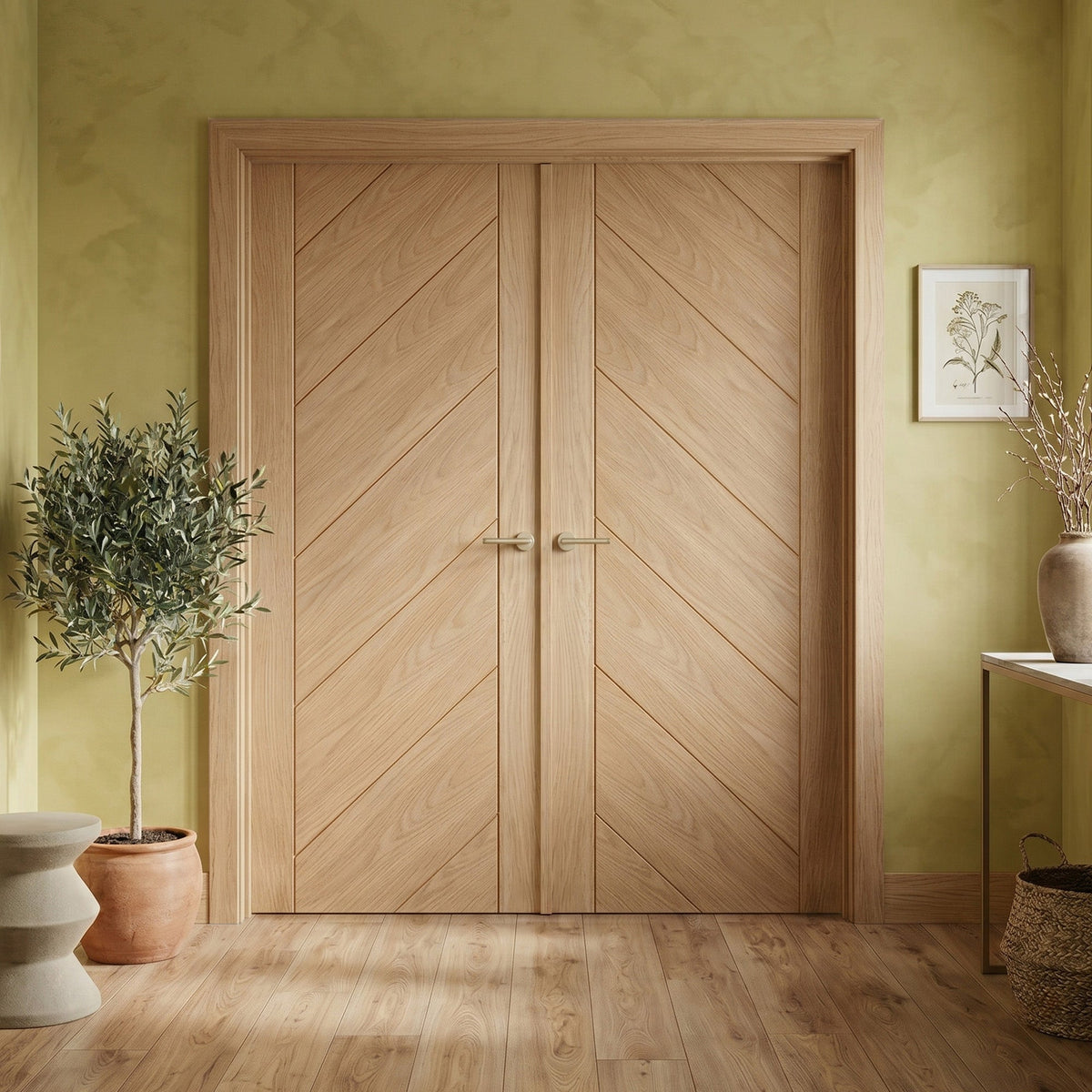 Oak Internal Double Doors
