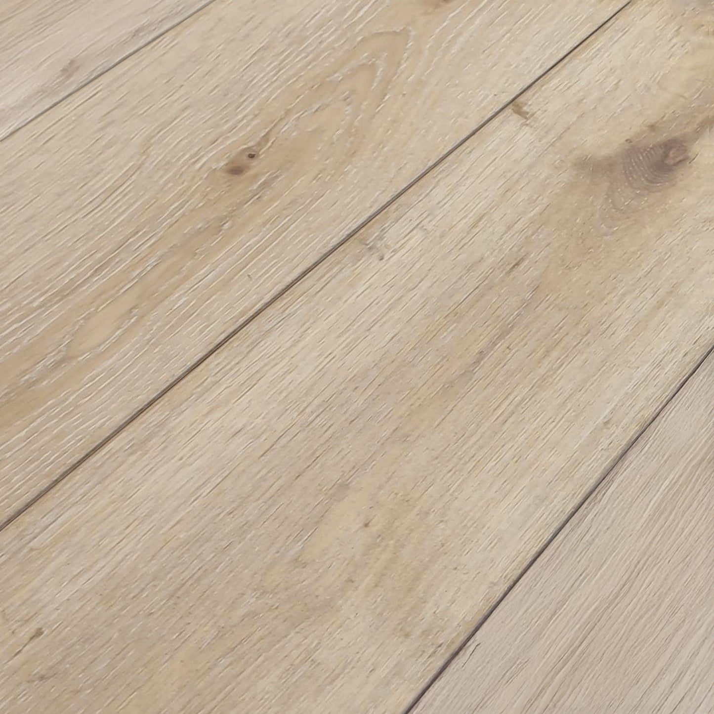 Washed Oak - Herringbone 14mm UV Lacquered Engineered Real Wood Flooring (LIBHB14x90WAS)