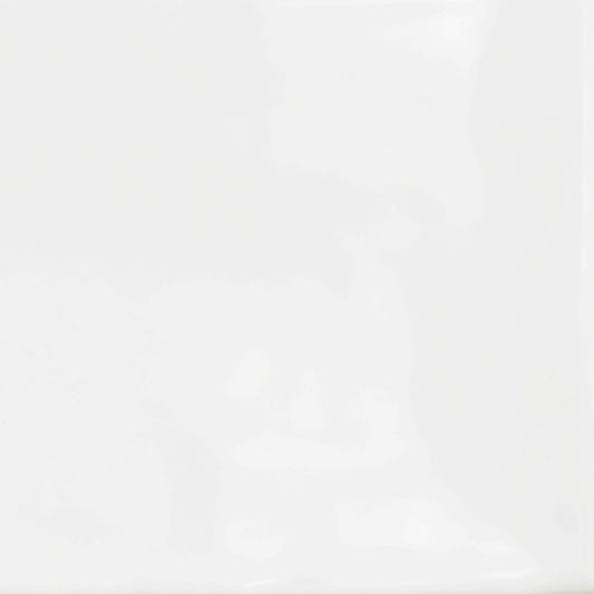 White Gloss - Crafted Smooth Ceramic Wall Tile Sample