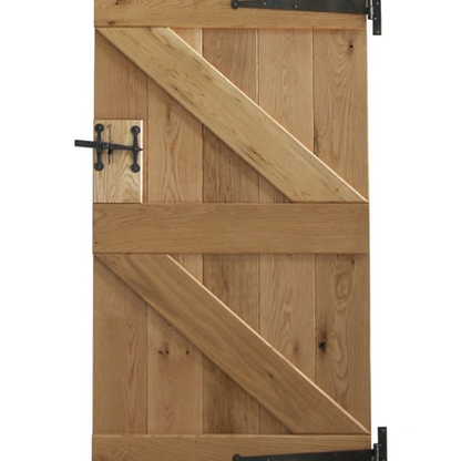 Solid Oak Internal Unfinished Grange Door Lock Block/Bracing Pack (46751)