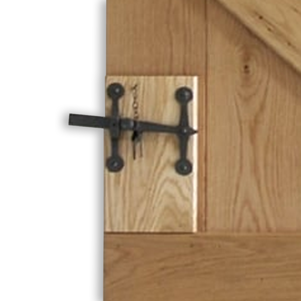 Solid Oak Internal Unfinished Grange Door Lock Block/Bracing Pack (46751)