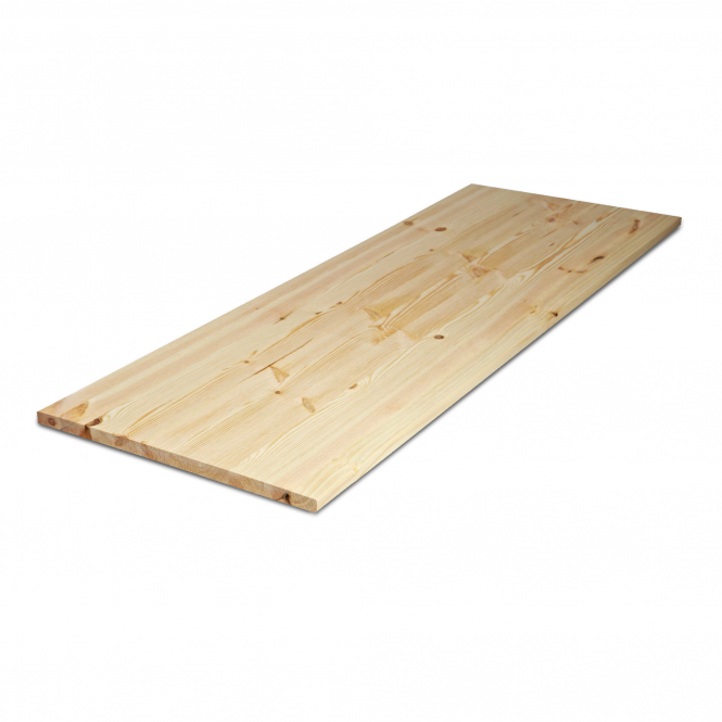 Solid Redwood Pine 27mm Furniture Board, Redwood Pine
