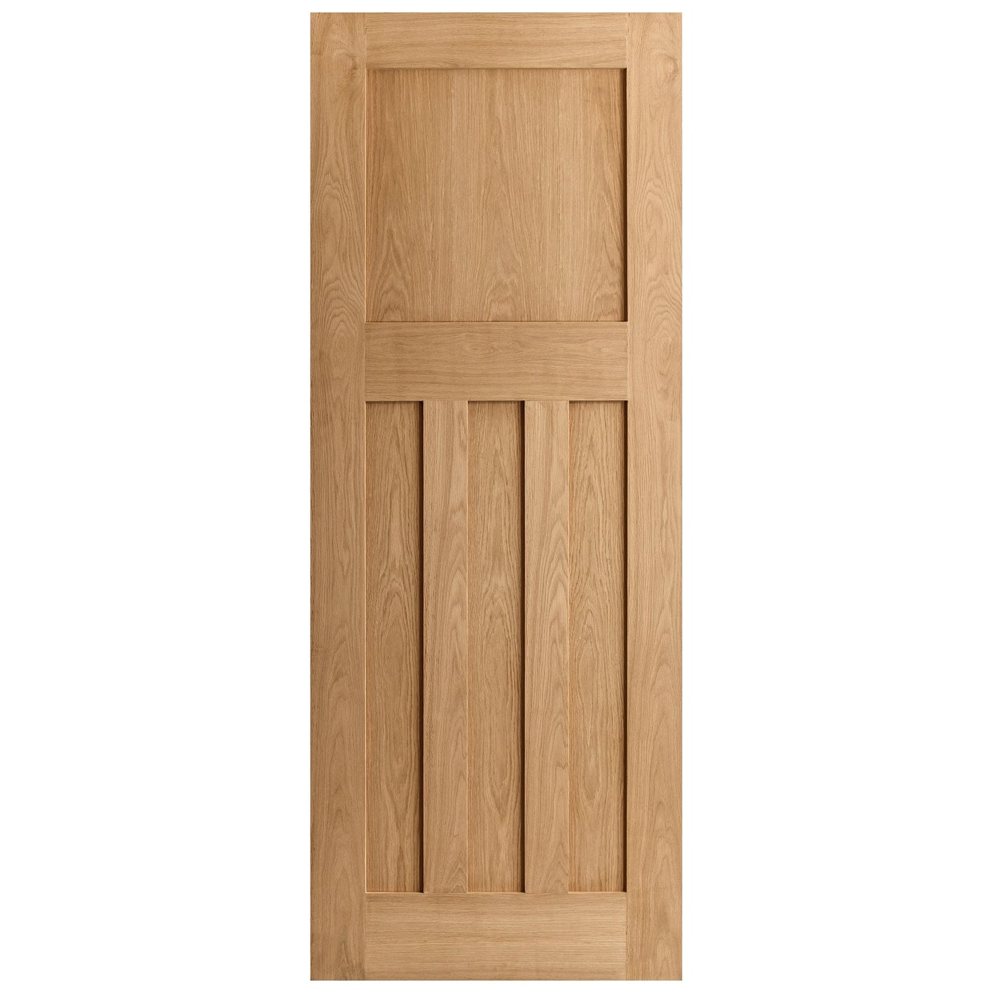 Oak Internal Unfinished 1930's DX 4 Panel Door (51728)