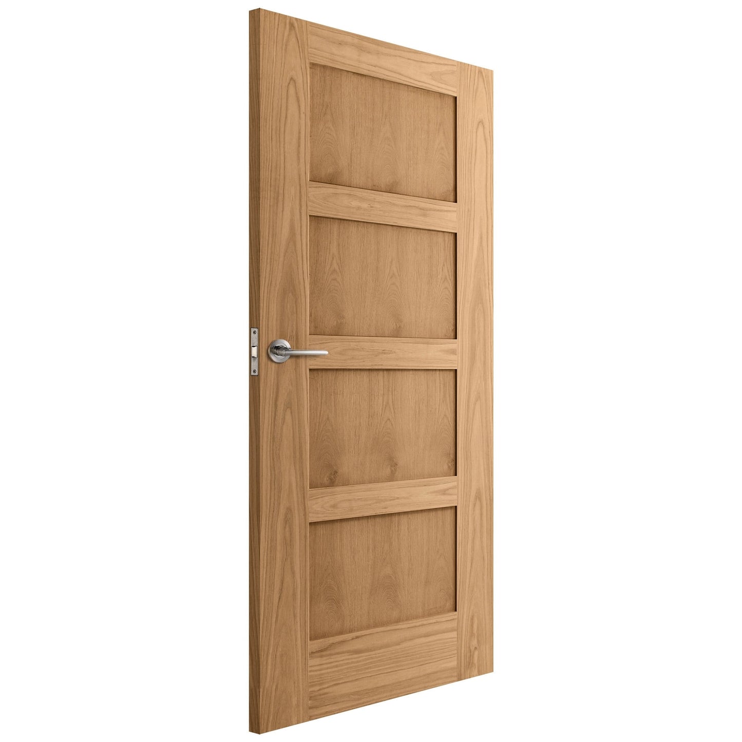 Oak Internal Unfinished Shaker 4 Panel Door (51736)