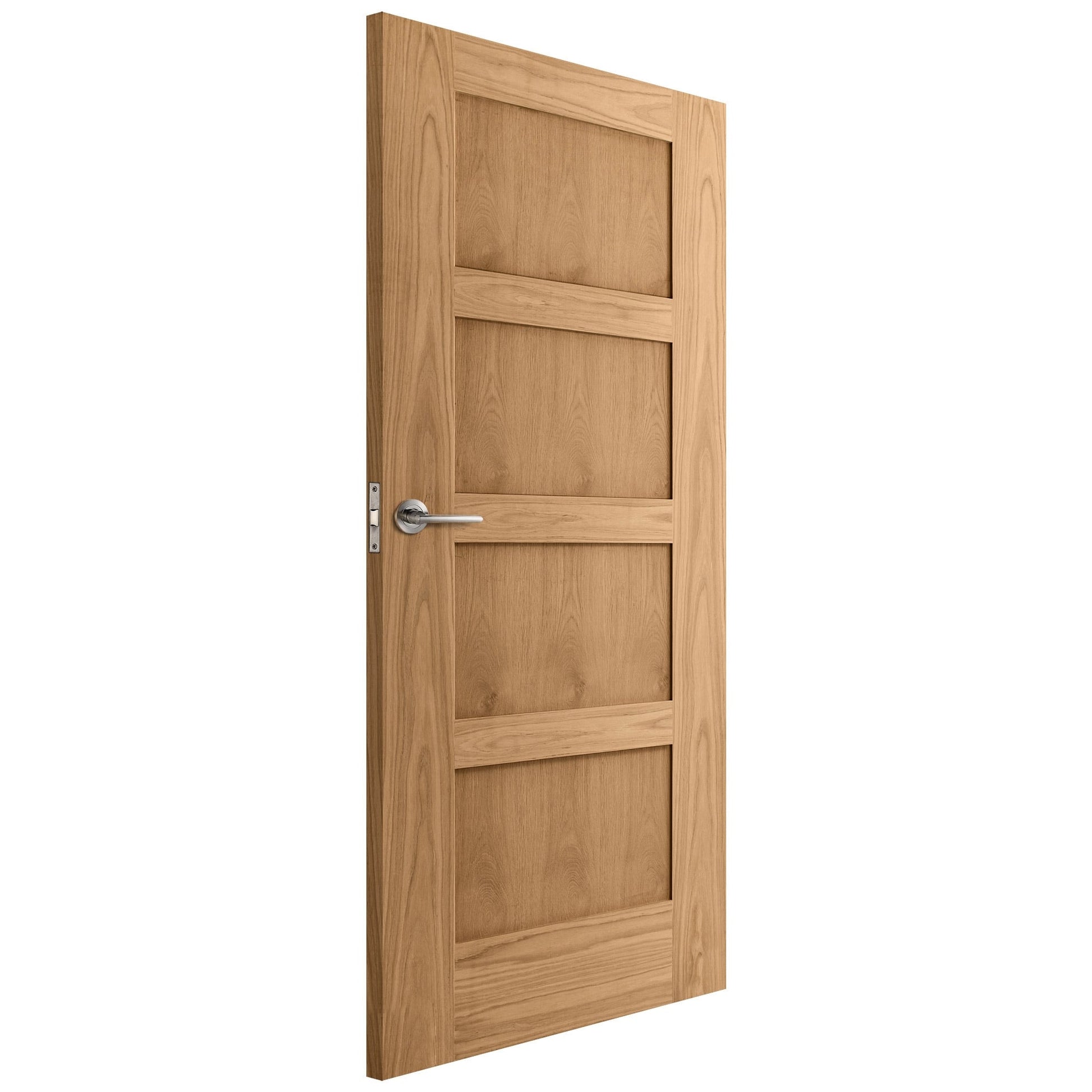 Oak Internal Unfinished Shaker 4 Panel Door (51736)