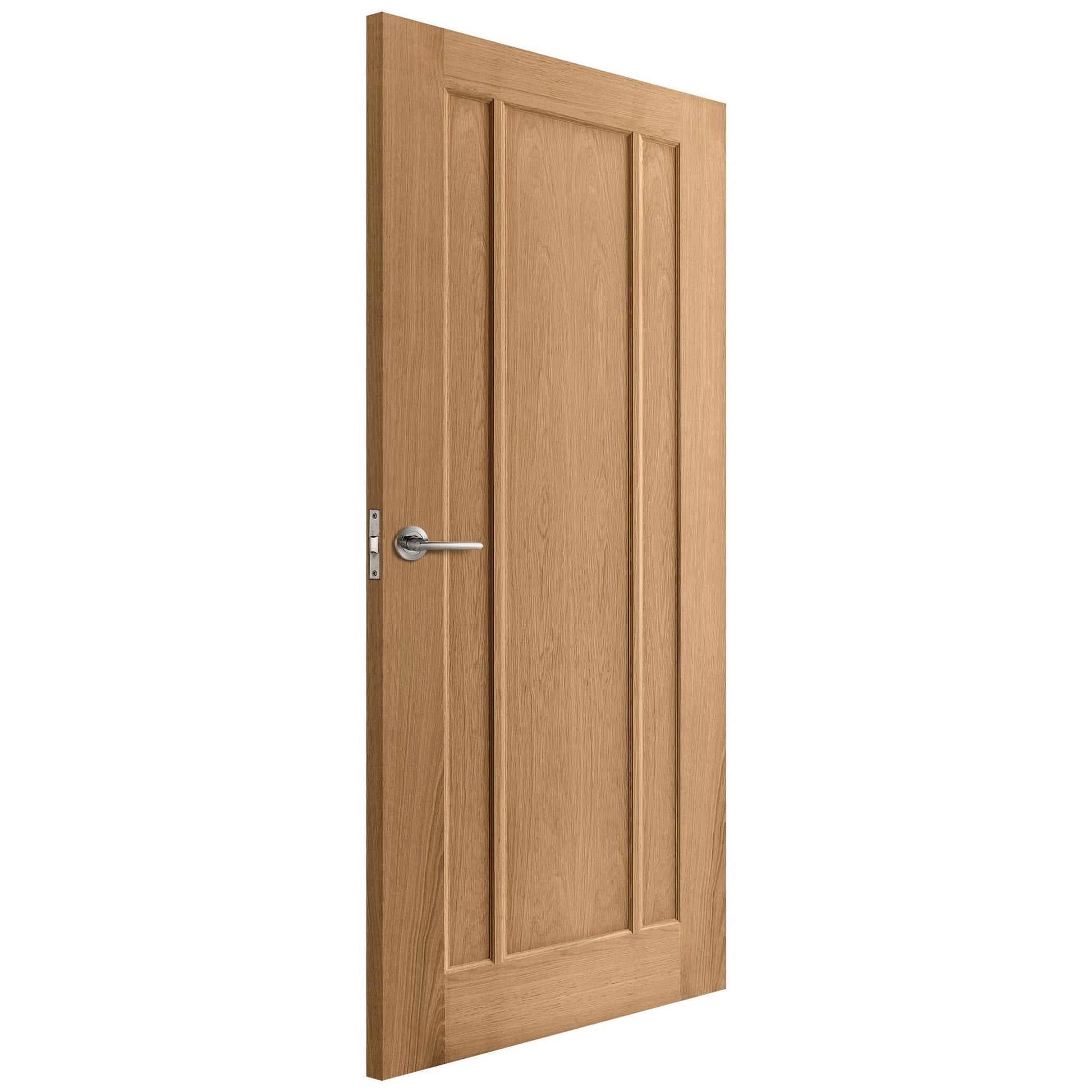 Oak Internal Unfinished Toledo 3 Panel FD30 Fire Door (51748)