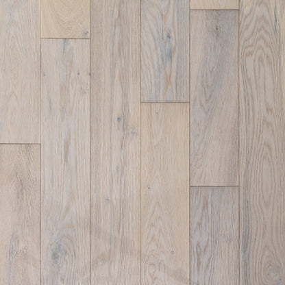 Ivory White Oak - Premier 14mm Matt UV lacquer Engineered Real Wood Flooring (68607)