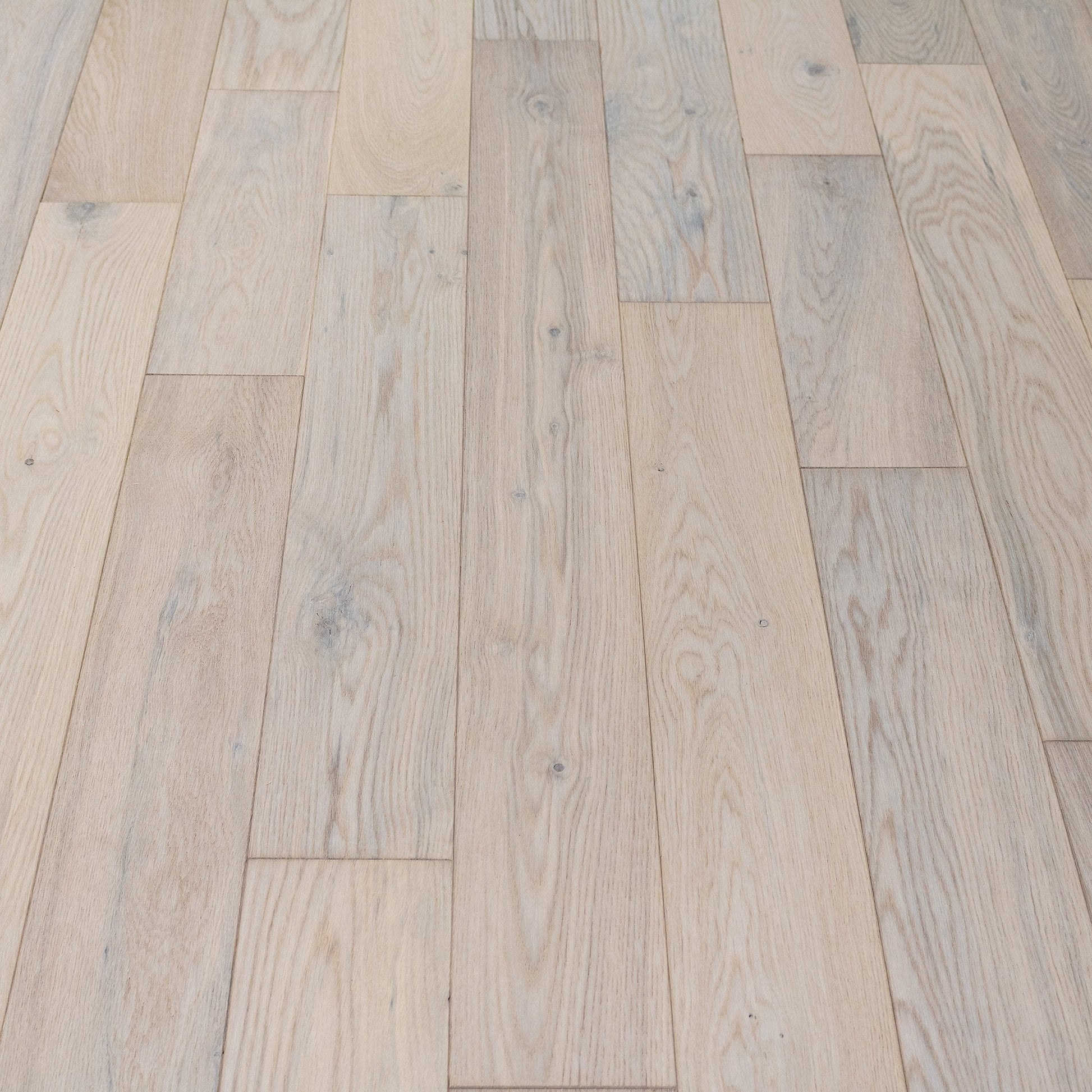 Ivory White Oak - Premier 14mm Matt UV lacquer Engineered Real Wood Flooring (68607)