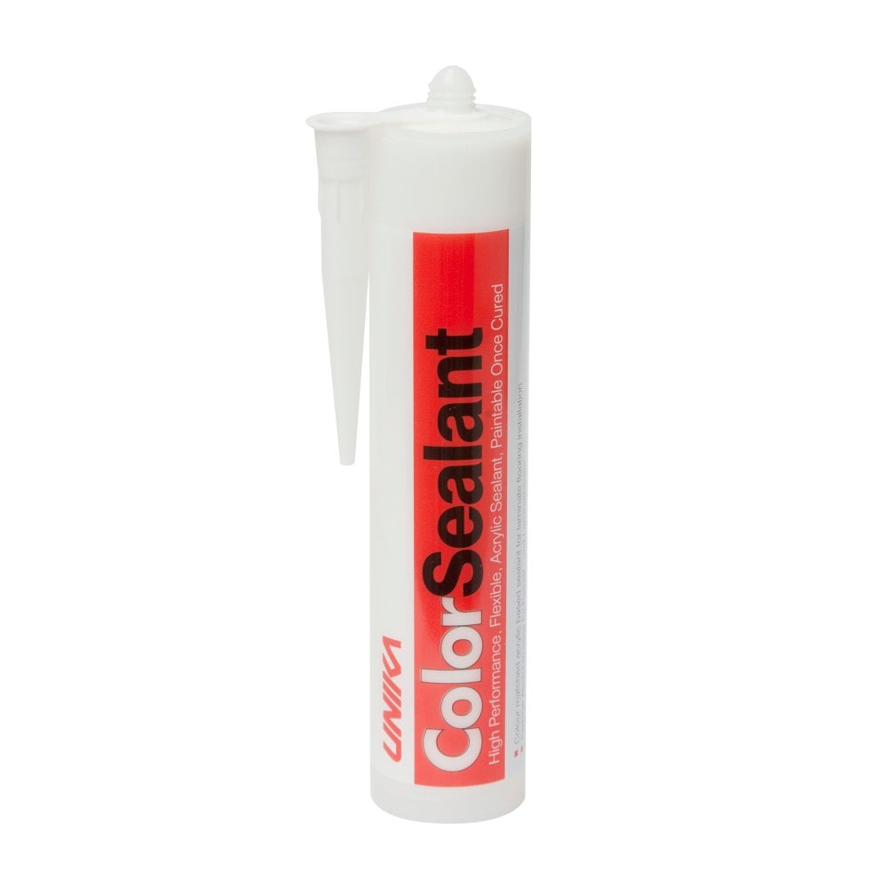 310ml ColourSealant Soft White Laminate & Timber Flooring Sealant (74926)