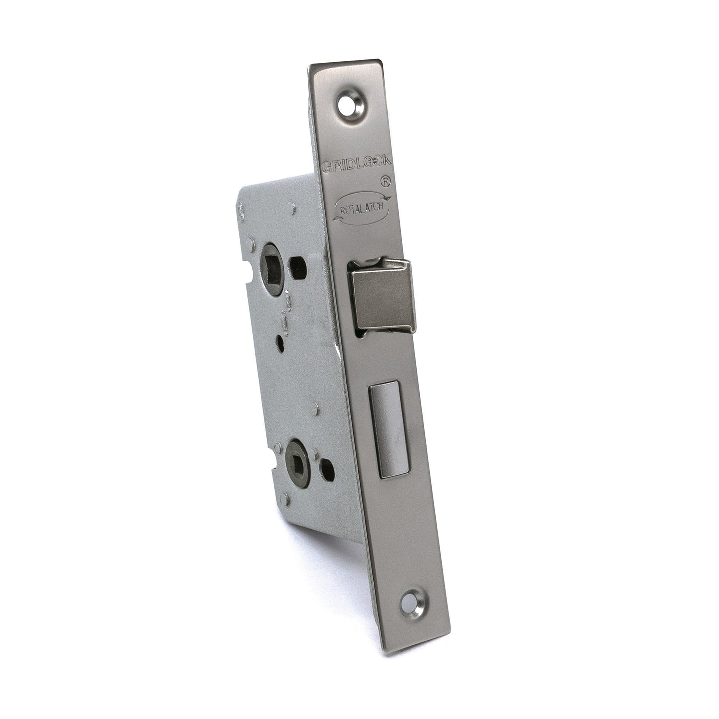 Premium Lancer Lever On Round Rose Bathroom Handle Pack - Two-Tone Nickel (76721)