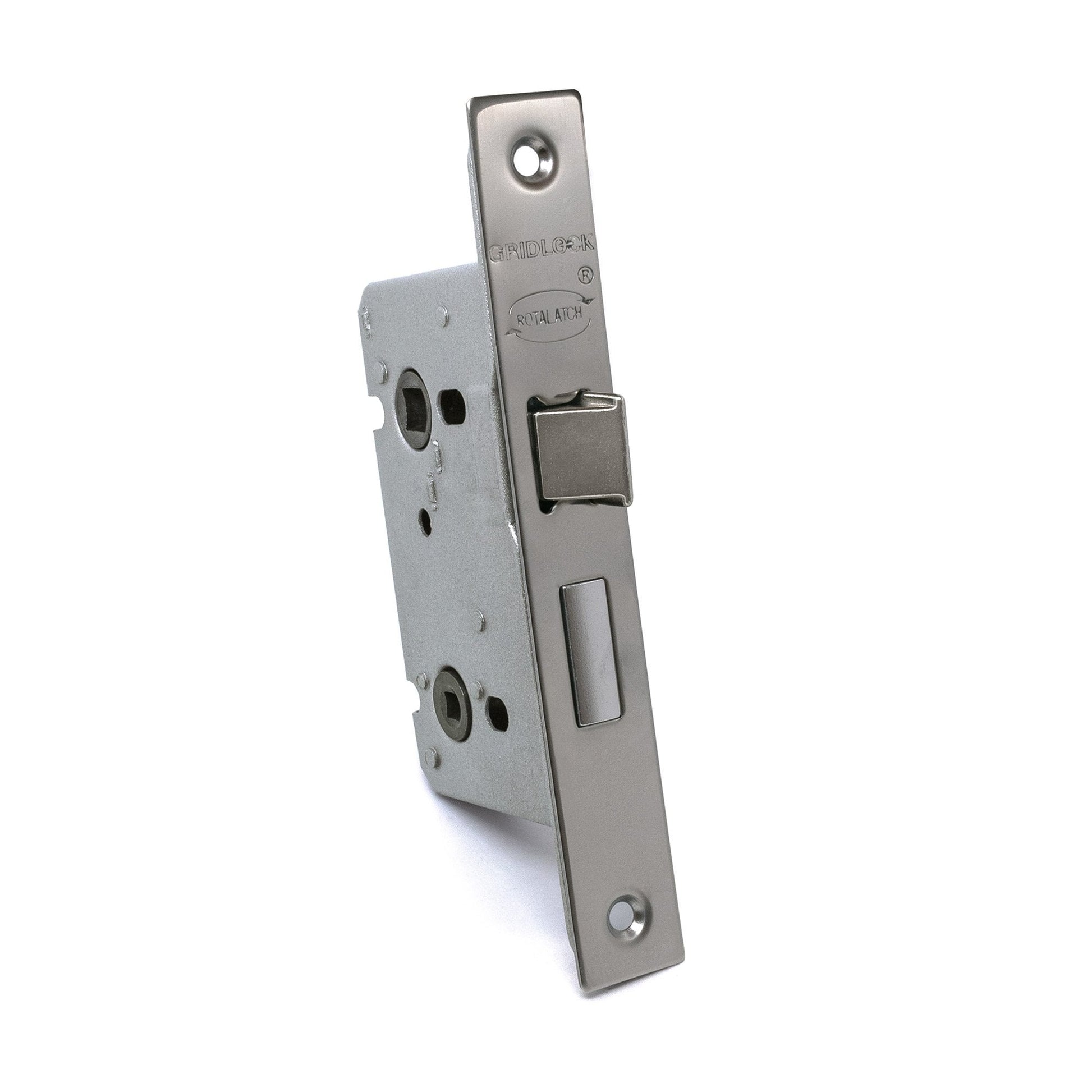 Premium Lancer Lever On Round Rose Bathroom Handle Pack - Two-Tone Nickel (76721)